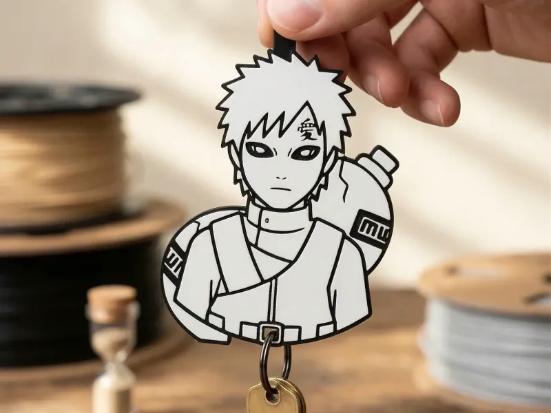 LLavero de Naruto - Gaara