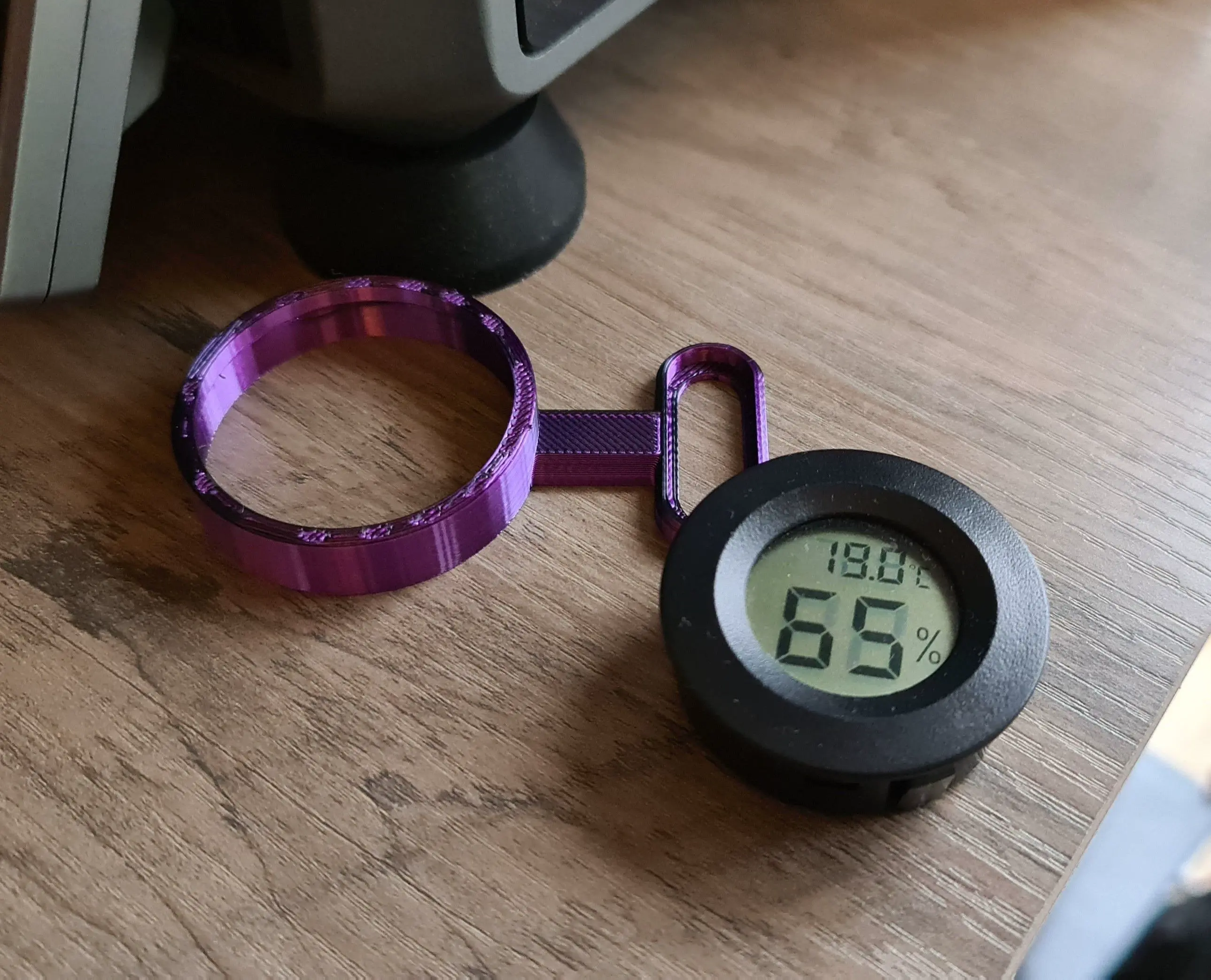 K1 and K1 Max Hygrometer Humidity Meter Door Handle Mount