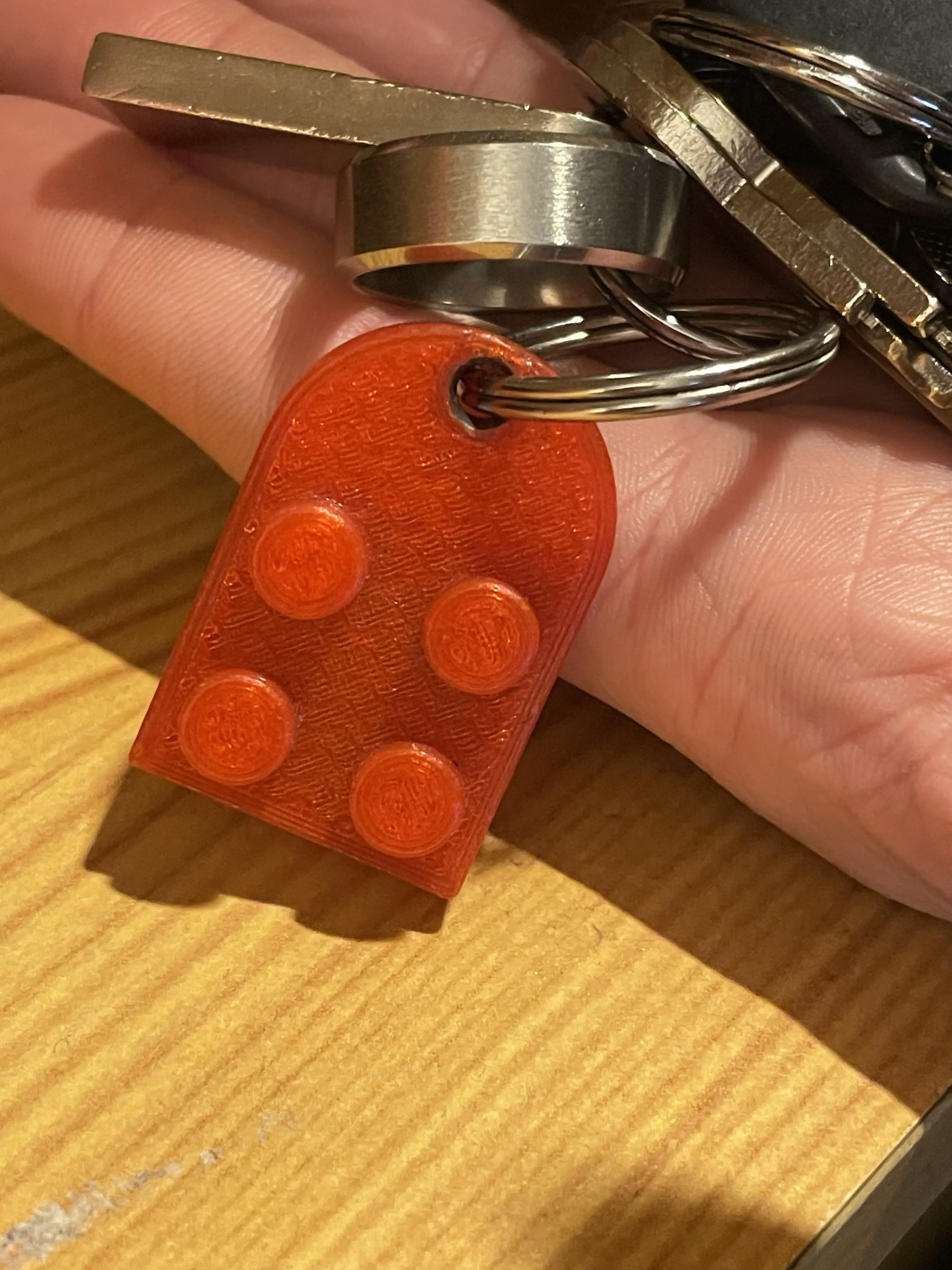 Breloc inimă stil LEGO