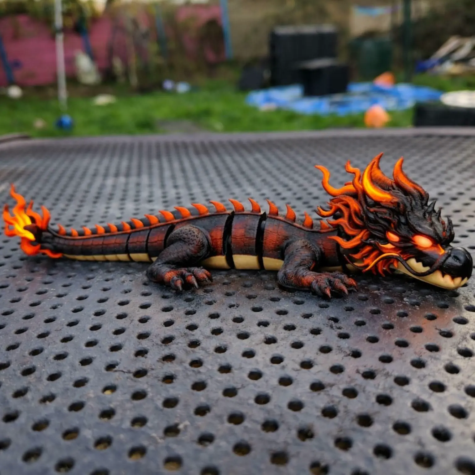 Articulated Fire Dragon
