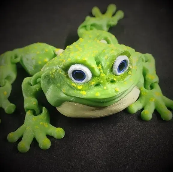 CUTE FLEXI PRINT-IN-PLACE TOAD