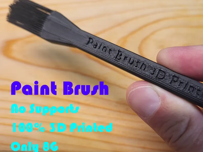 Paint Brush - 100% 3D Printed