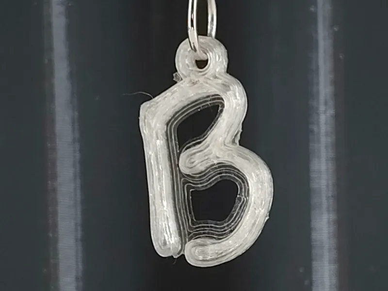 B keychain