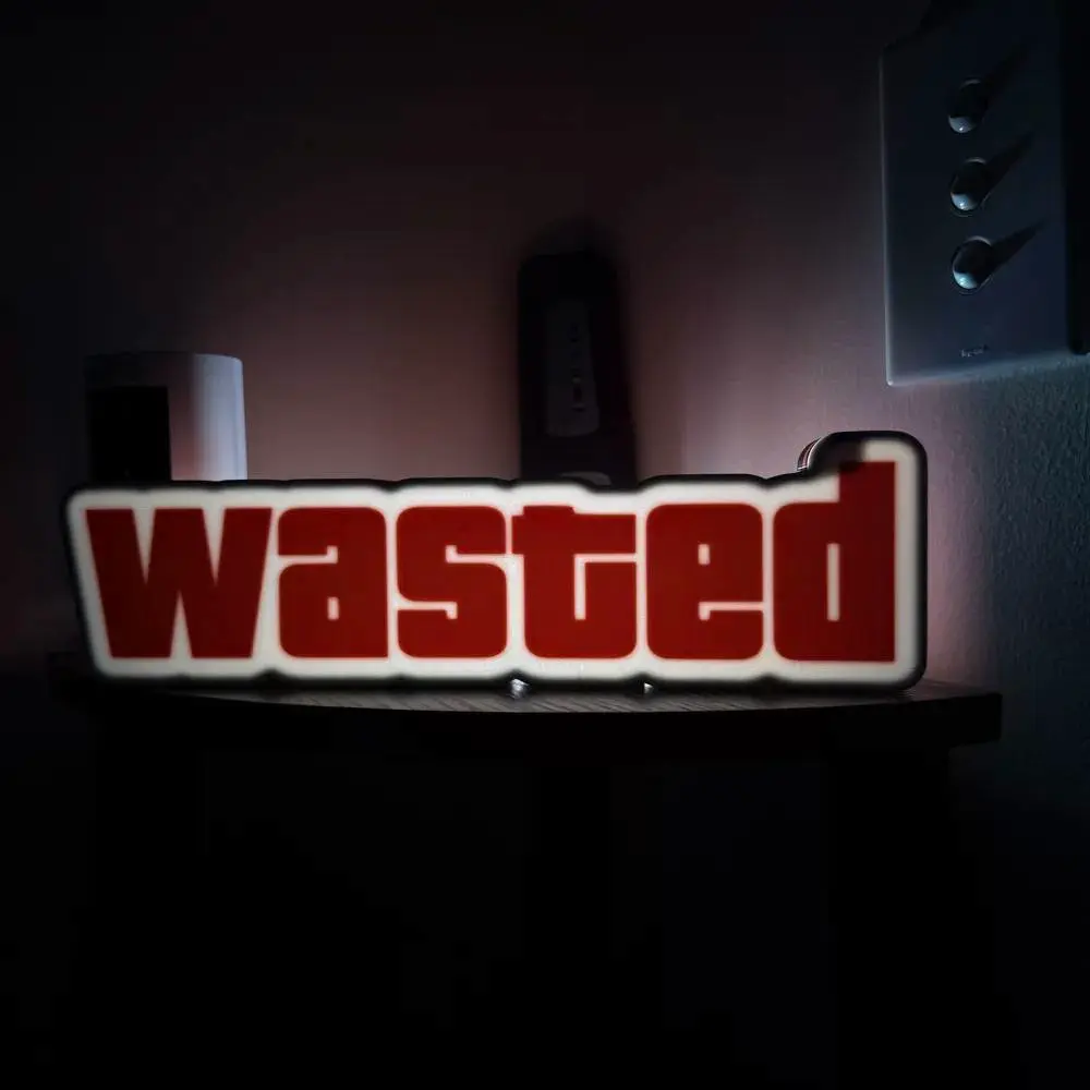 GTA “WASTED” LED LIGHTBOX