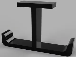 Under Desk Headphone Holder T-shaped – Gaming Desk Mount