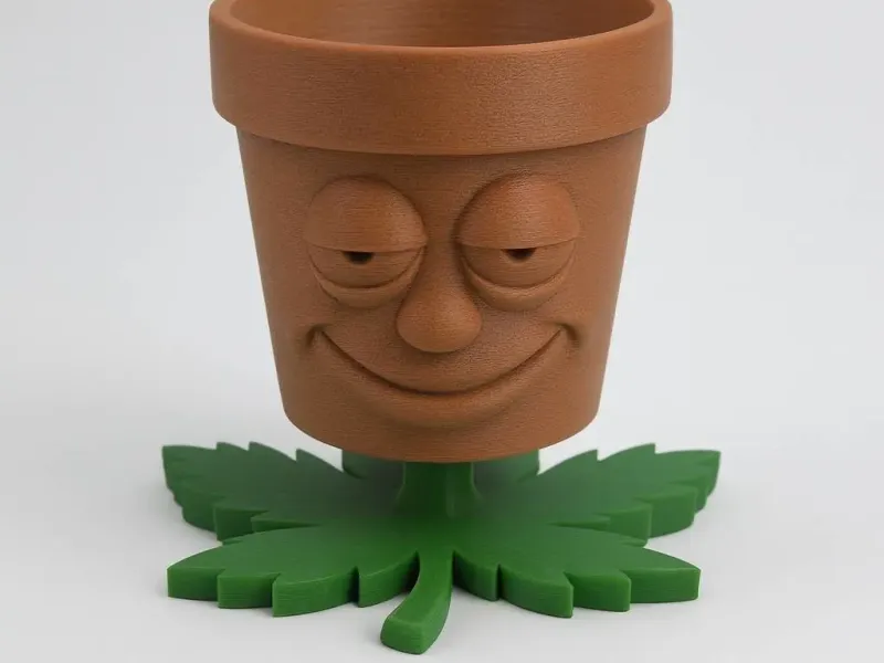 Pot Head Planter/Ashtray