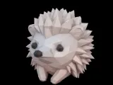 Low Poly Cute Hedgehog-5