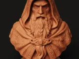 Archmage Wizard Bust | Mystic Sorcerer Statue | High Fantasy-1