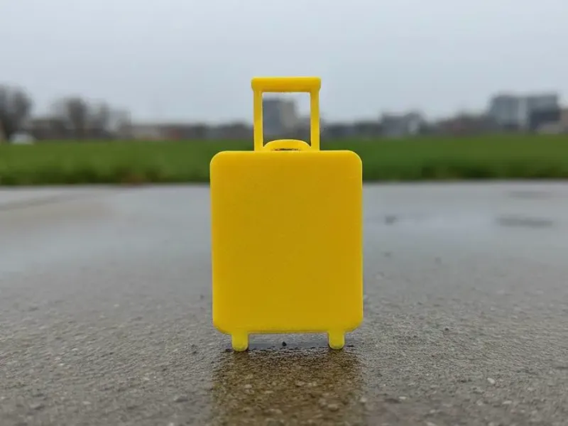 Suitcase keychain