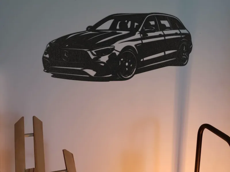 Mercedes AMG E 63 Specs 2022 - 2D WALL ART #1