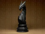 Geometric Dragon Statuette-3