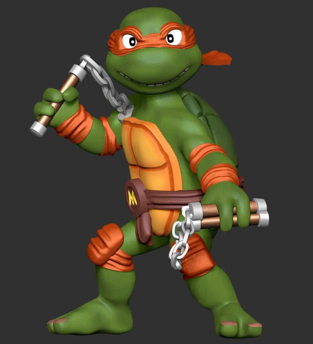 Michelangelo - Las Tortugas Ninja Mutantes