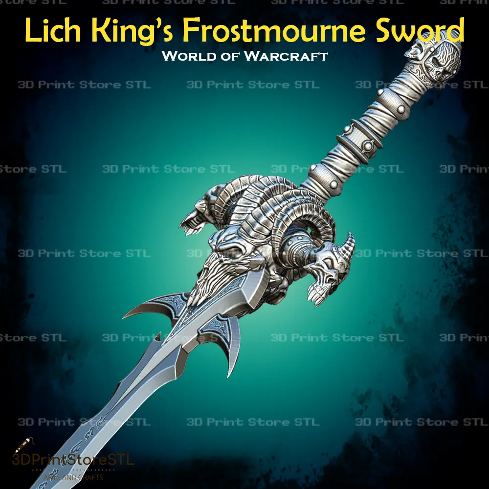 Lich King Frostmourne Cosplay World Of Warcraft - STL File