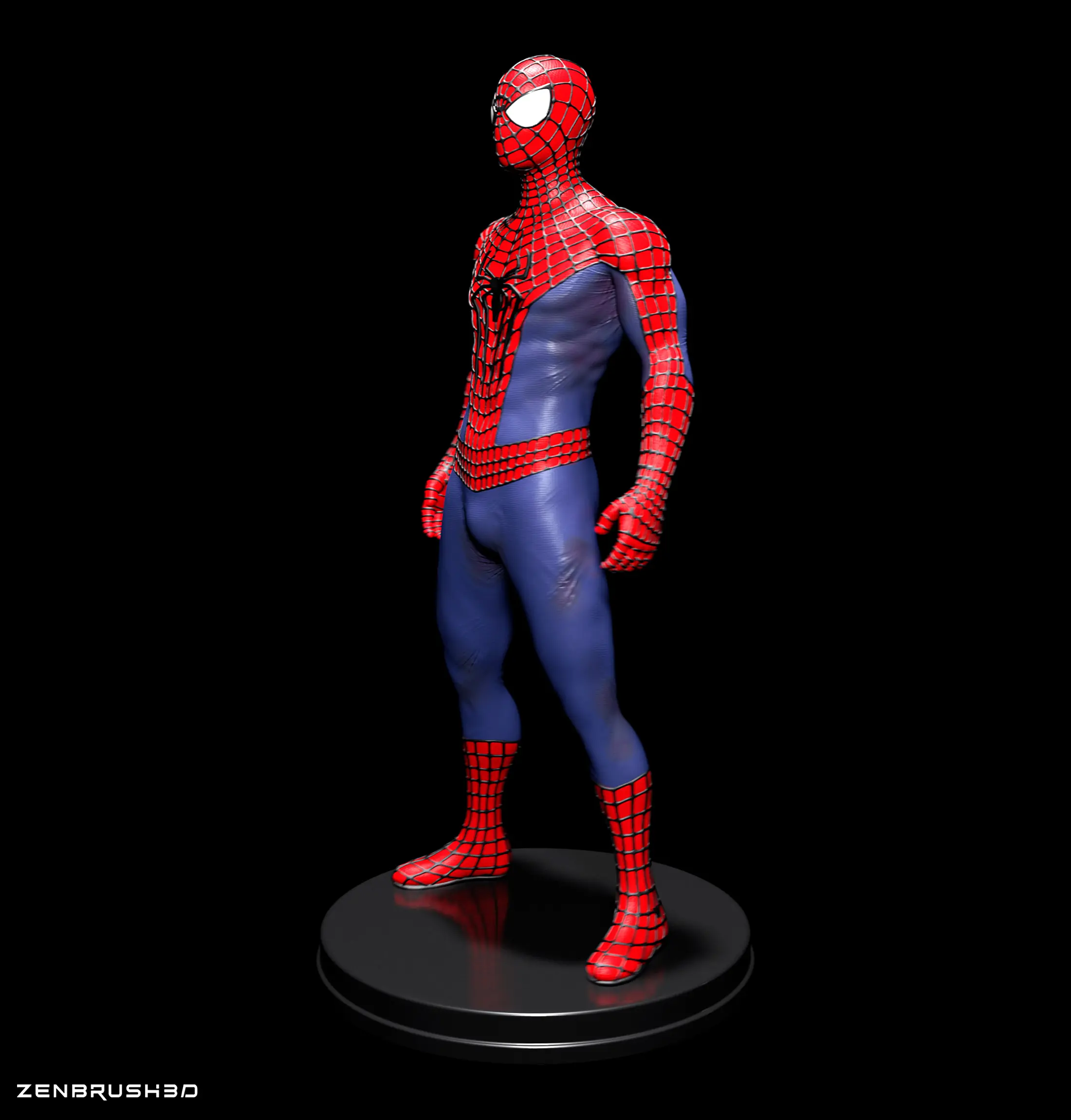 Characters \u0026 Creatures STL Descarga - THE AMAZING SPIDERMAN - ANDREW  GARFIELD IMPRESIÓN 3D - ZENBRUSH3D, image size:2200x2300