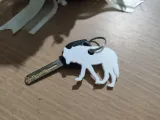 Wolf keychain-2