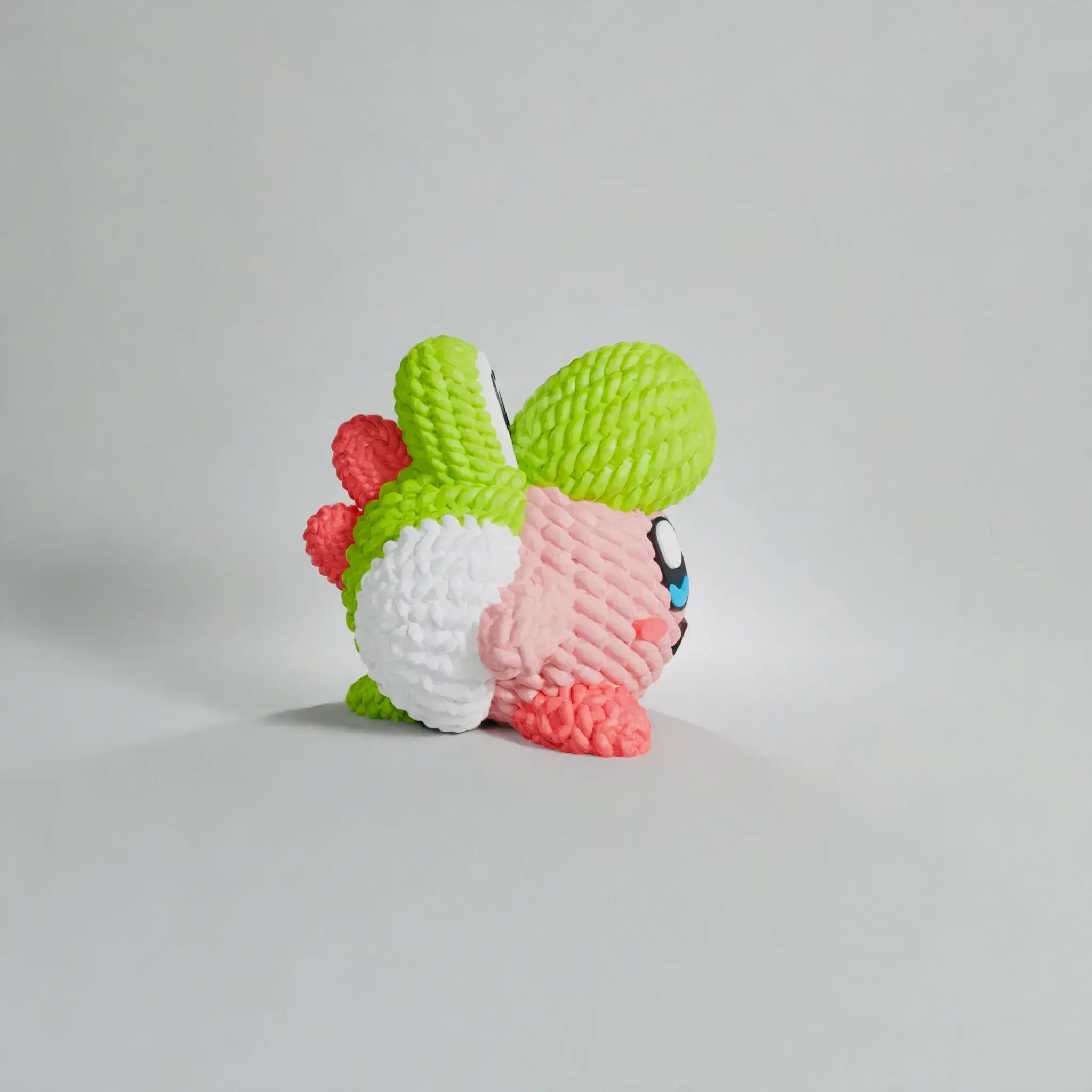 KIRBY YOSHI CROCHET KNITTED - STL & 3MF MULTICOLOR