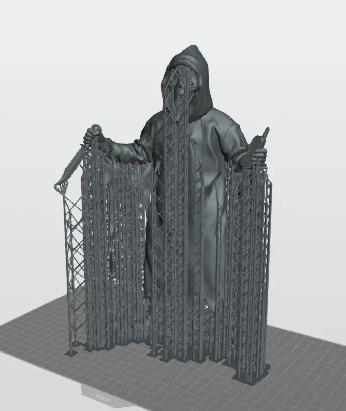 Ghost Face Style Mask STL – Horror Movie Killer Bust – Scary