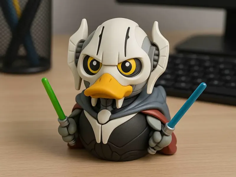 Rubber Duck - General Grievous - Star Wars - 3d print
