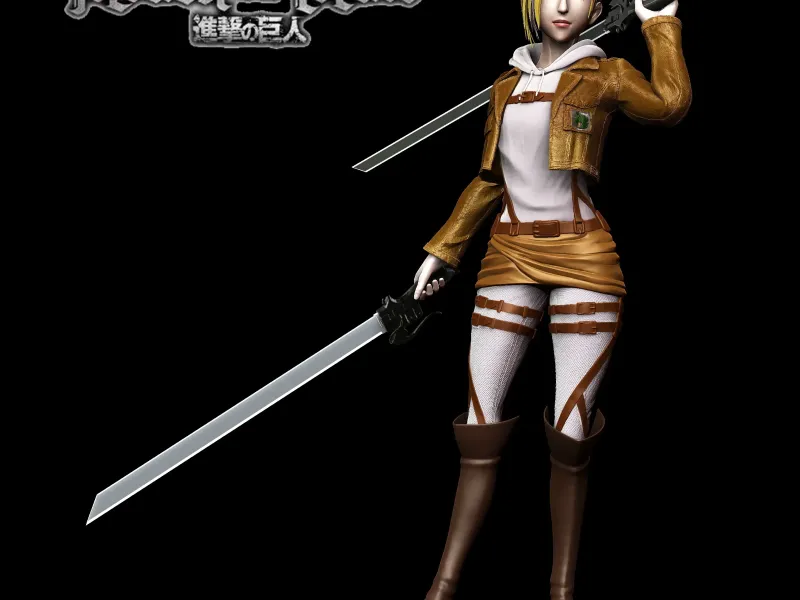 ANNIE LEONHART - ATTACK ON TITAN - SHINGEKI NO KYOJIN 3D PRI