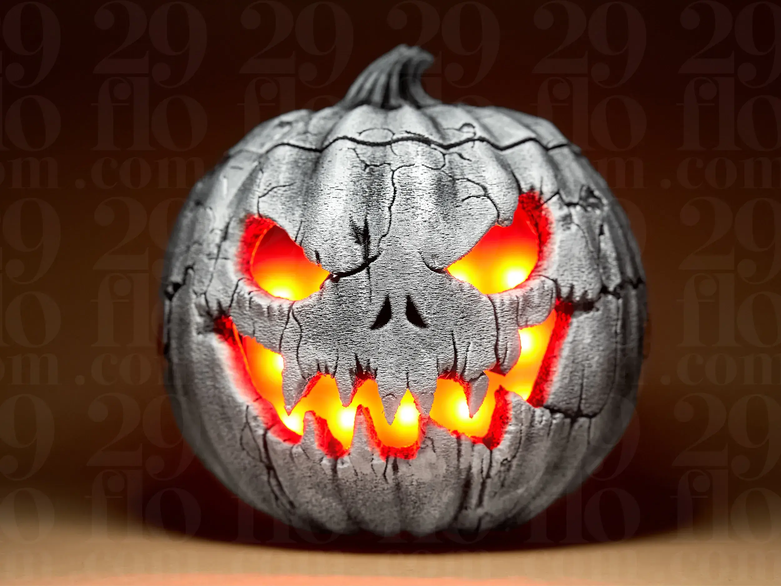 3D Printer Files | 3MF File | Halloween Scary Pumpkin #3 | Creality Cloud