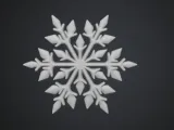 Snowlflake Christmas Time -0
