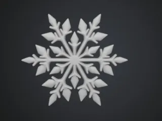 Snowlflake Christmas Time 