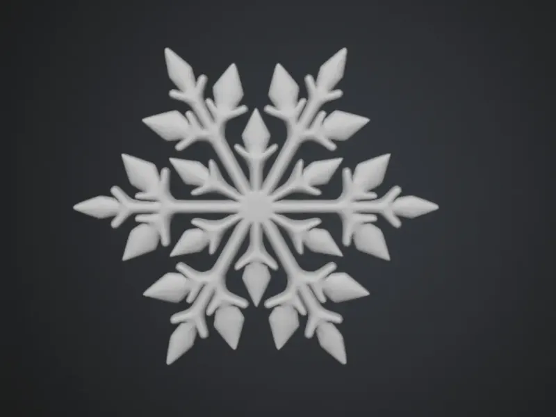 Snowlflake Christmas Time 