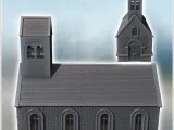 Brick church with multiple windows and a steeple (4) - minia-3