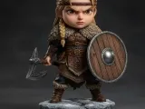Viking Shieldmaiden Chibi Statue  Nordic Warrior Girl Colle-0
