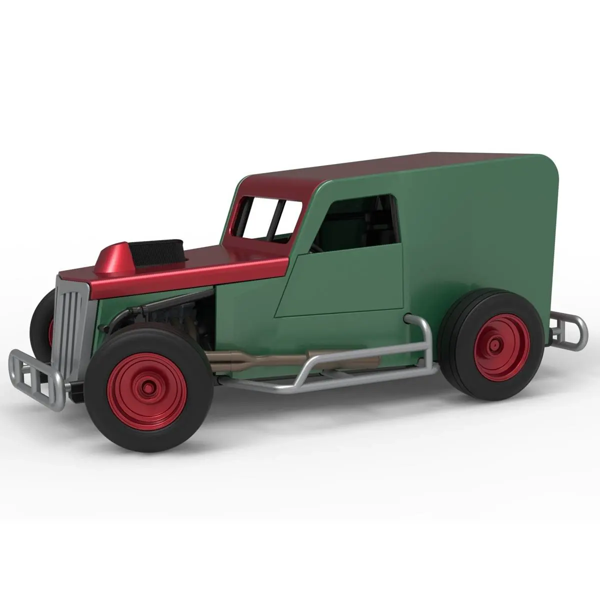 Dwarf car while turning Scale 1:25