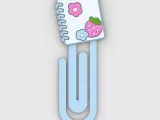 Paperclip ring-bound notepad - bookmark-1