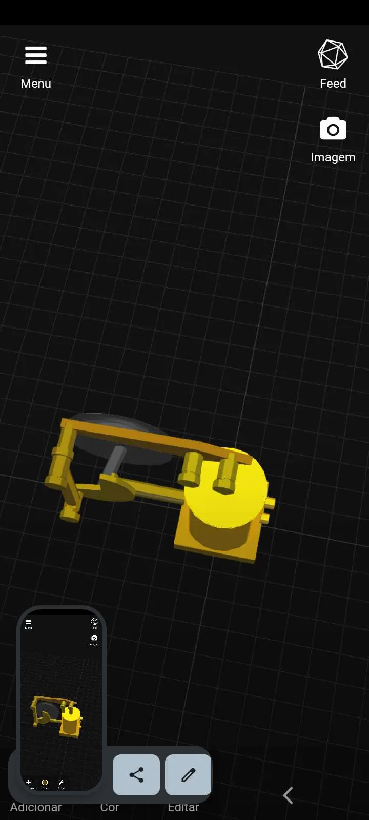 motore ad aria compressa per mini-locomotive