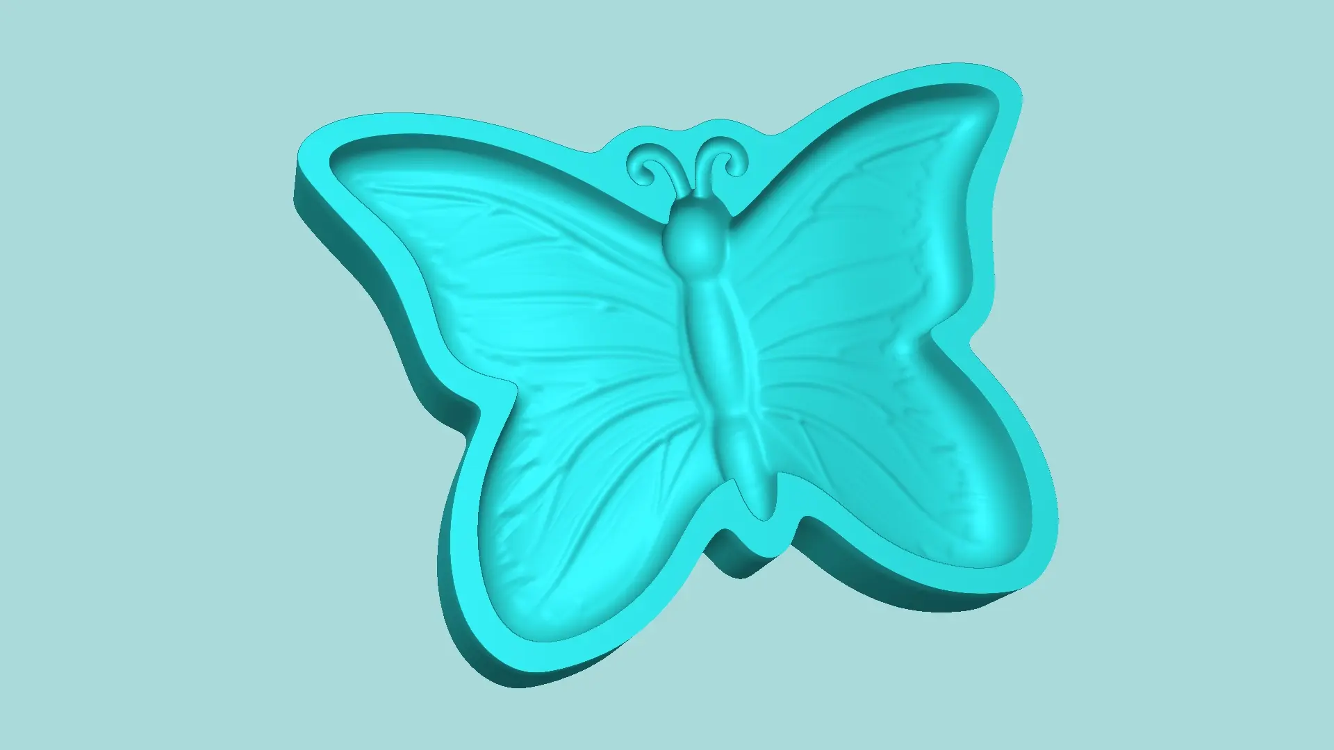 Butterfly 01 Mold - Silicon Maker Template