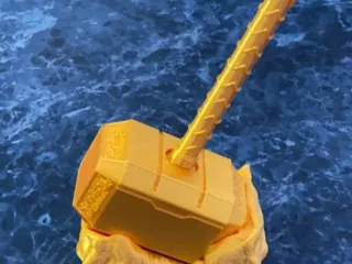 Thor's hammer Mjolnir Bic pen