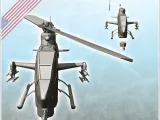 Bell AH-1 Huey Cobra Snake helicopter - miniatures warhammer-1