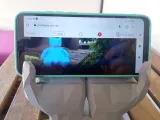 Low poly hands support for Kindle, tablet and mobile phone-7