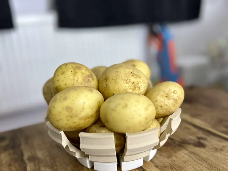 Flexible Basket with Snap Fit Design for Fruits and Veggies