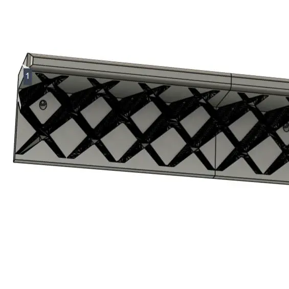 Cross Hatch Window Sill 40'' Wide (4 Parts)