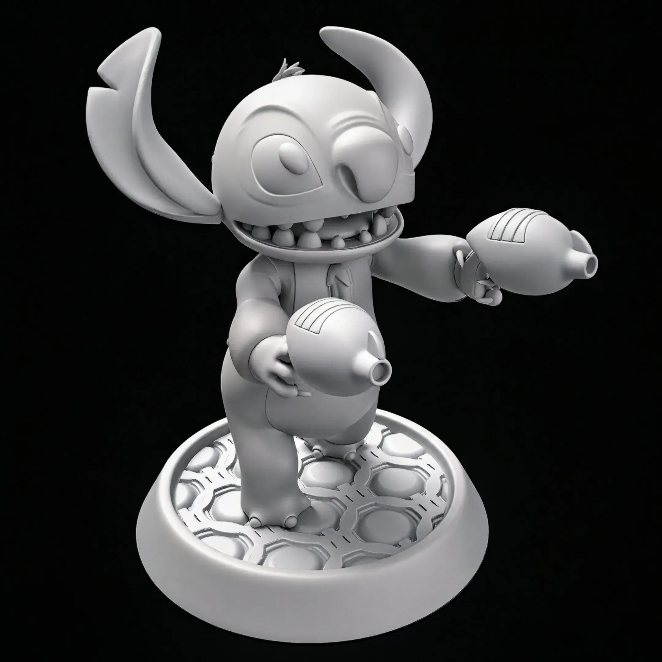 Archivos de impresora 3D | Archivo 3MF | STITCH RAYGUN MINIATURE ...