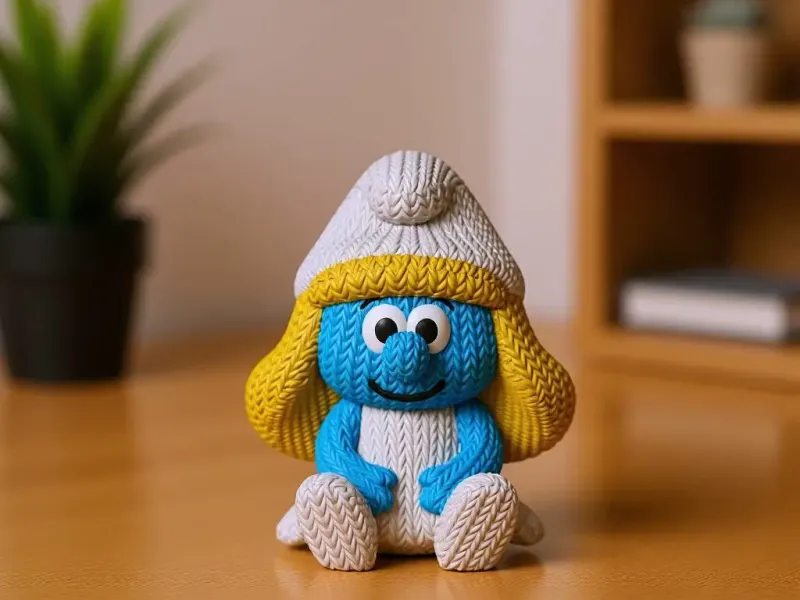 The Smurfs - Smurfette knitted - crochet