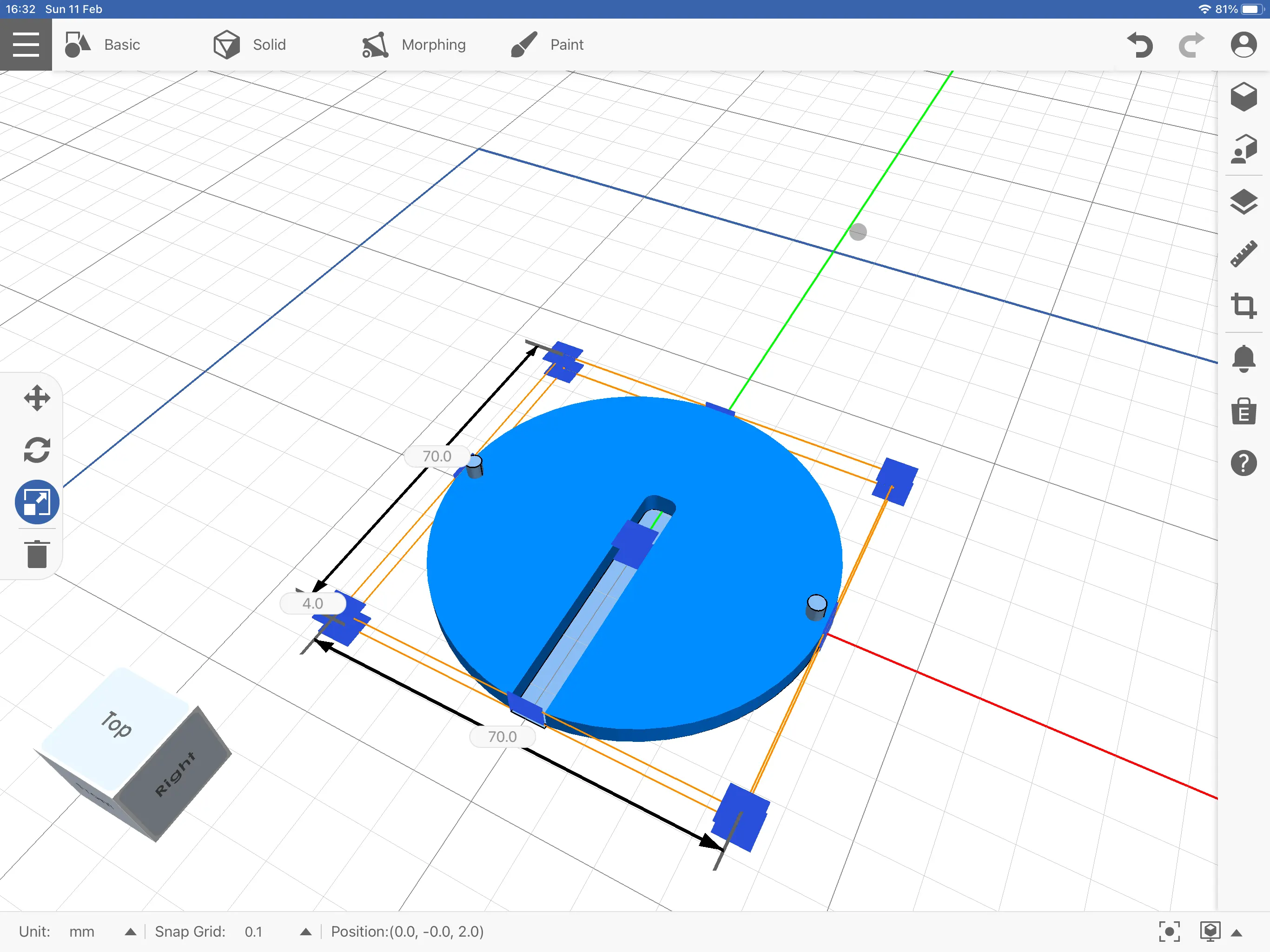 Bandsaw puck/guide