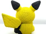 Knitted Pikachu (cute)-3
