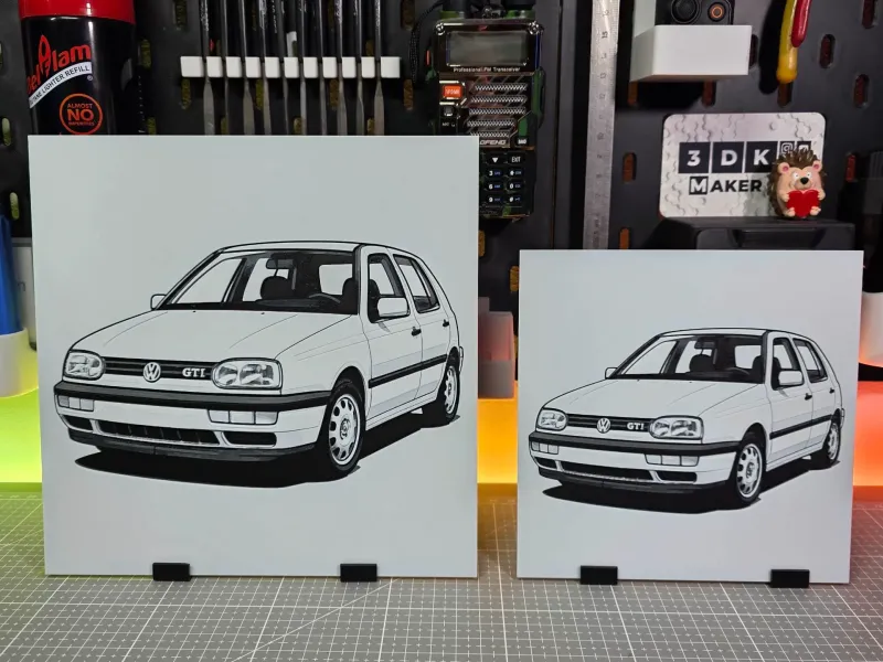 Golf MK3 GTI - Hueforge - 3 colores