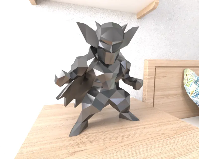 Mini Draba Dragon Ball  Lowpoly Low Poly