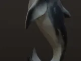 jumping dolphin statue -0