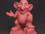 Friendly Troll Figurine – Cute Fantasy Creature | 3D-0