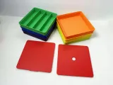Stackable sorting trays with lid-5