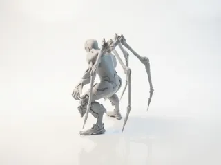 Mech Spider-Man Figurine Marvel 3D Printable