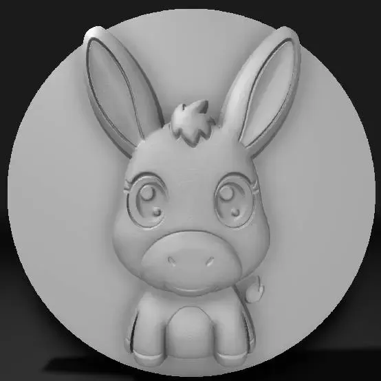 cute donkey cartoon
