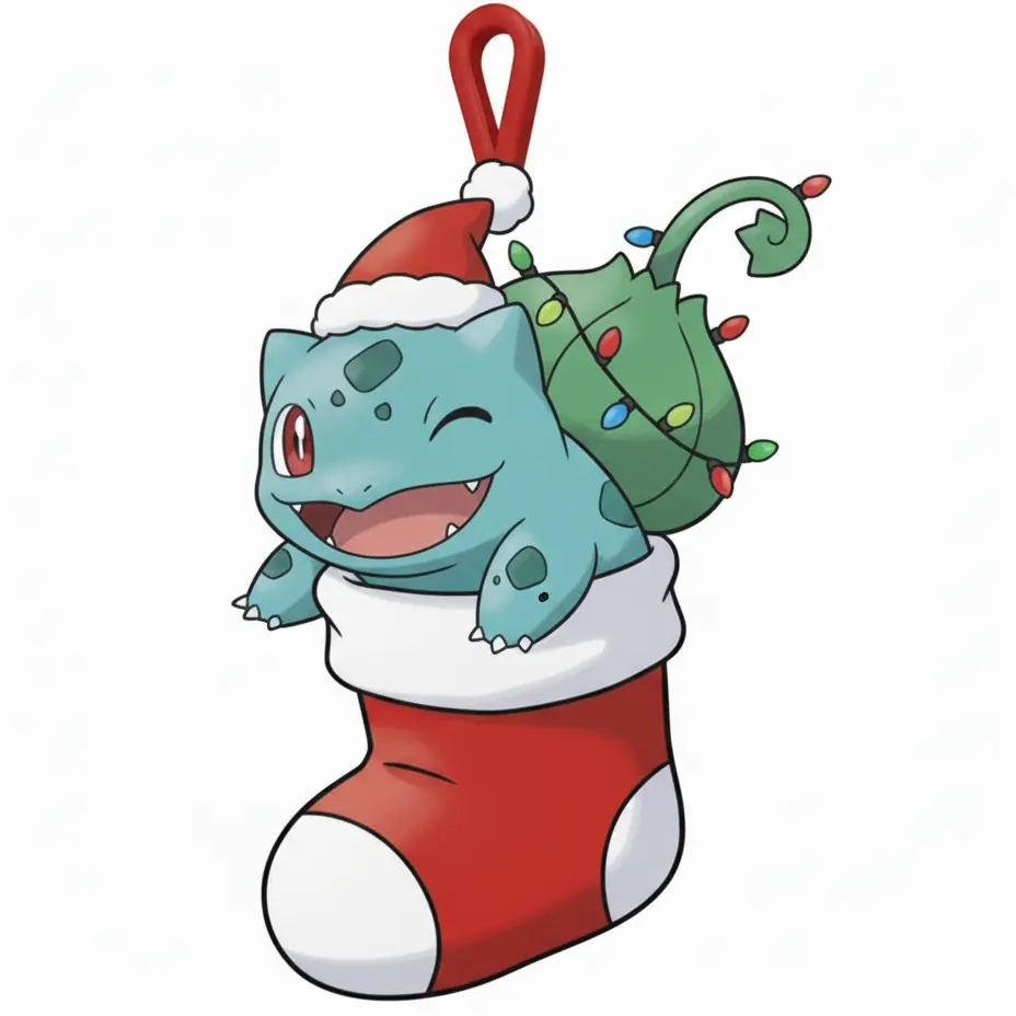 Free Home Decorations & Ornaments STL Download - bulbasaur Christmas ...